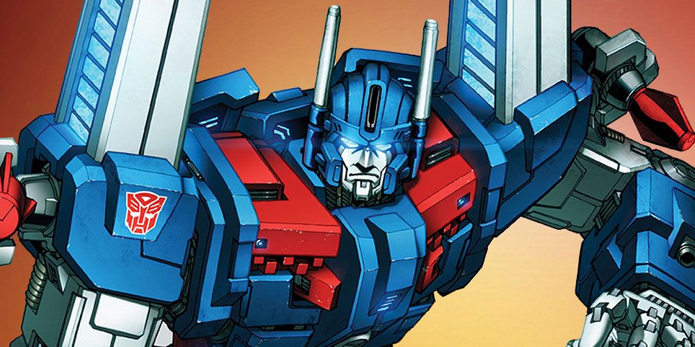 The Ultra Magnus robot in an attack pose in Trasnformers