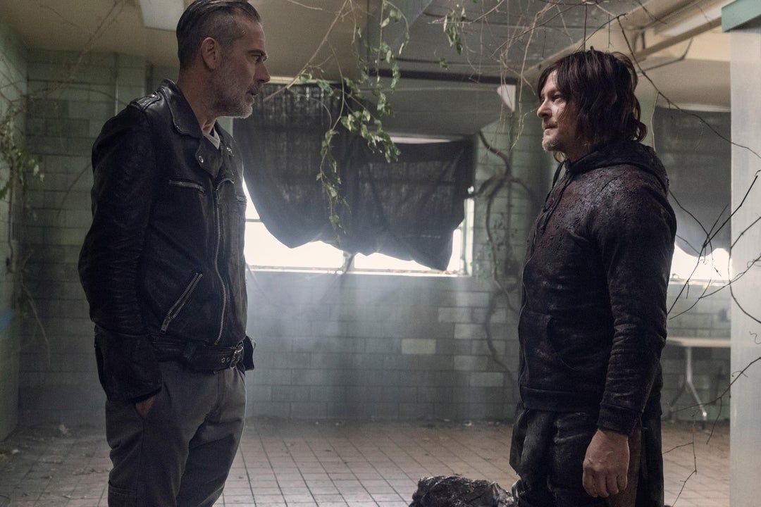 Negan and Daryl in The Walking Dead Season 10