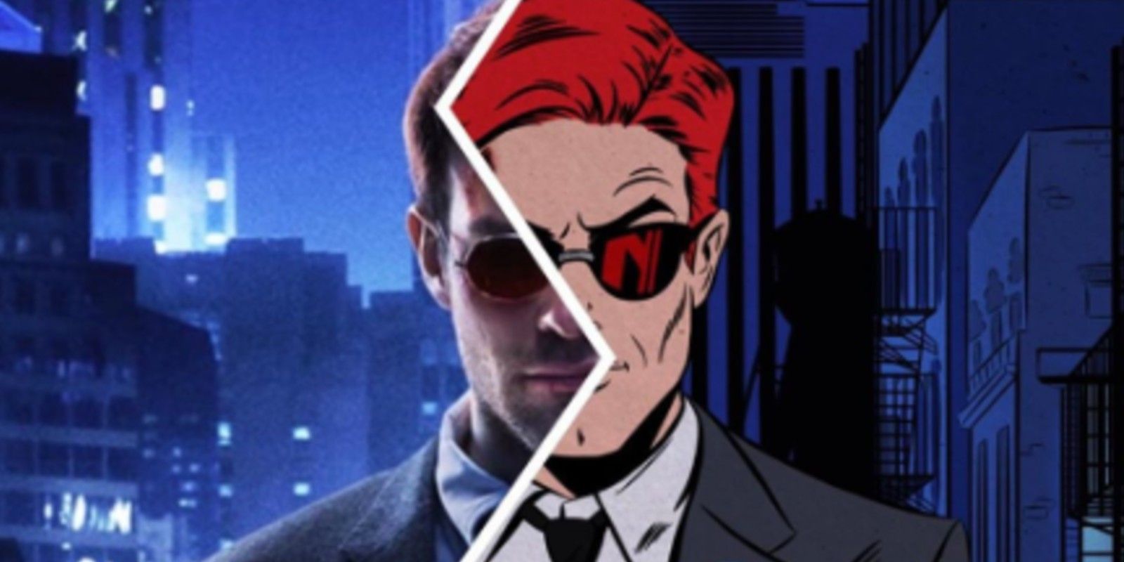 Matt Murdock looks different in the comic books and on the show.
