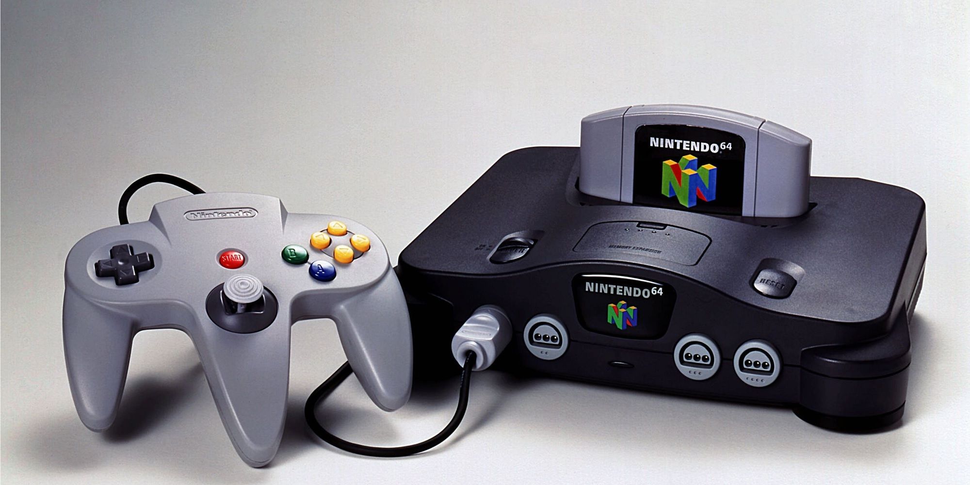 A Nintendo 64 console