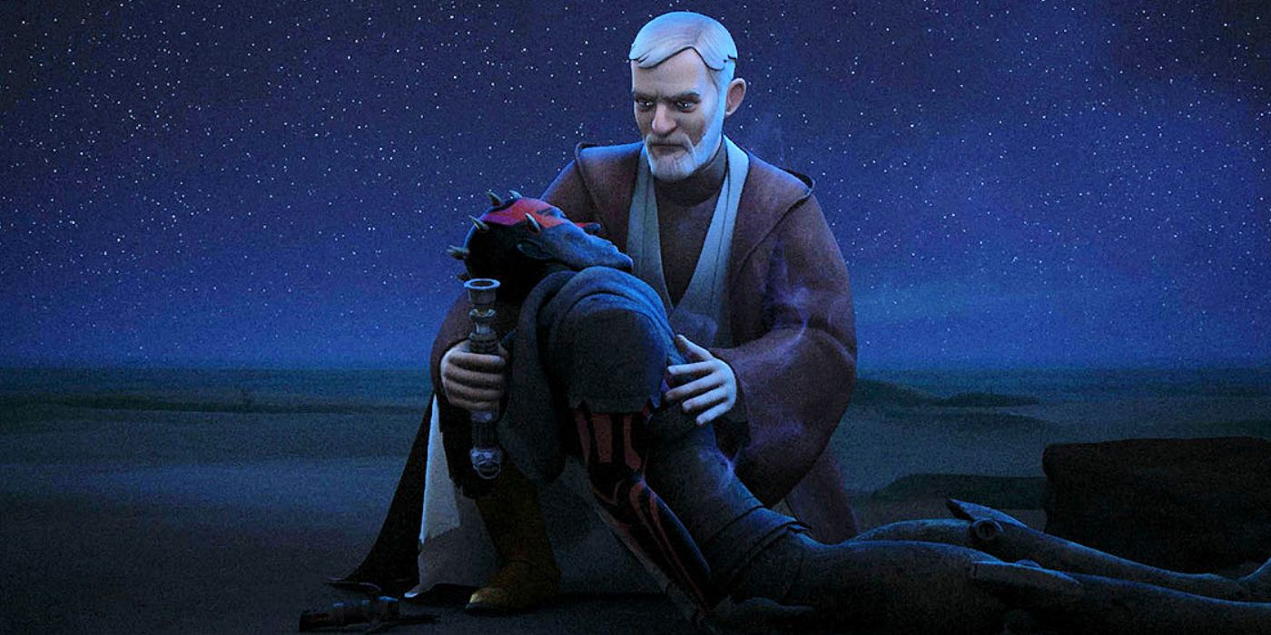 Star Wars How ObiWan Kenobi Killed Maul So Easily In Rebels