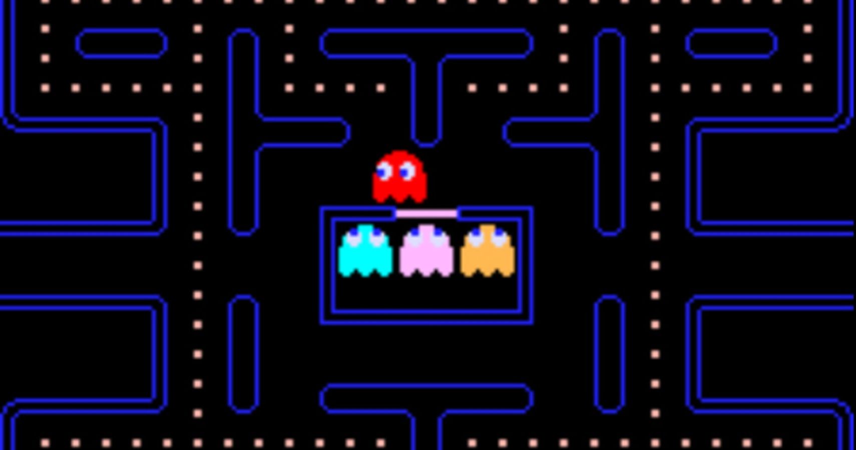 Stay and Play at Home with Popular Past Doodles: PAC-MAN google doodle game.