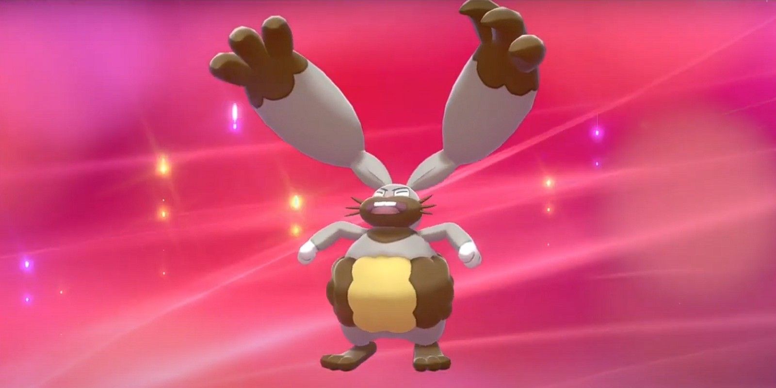 Diggersby evolving from Bunnelby in Pokemon Sword &amp; Shield