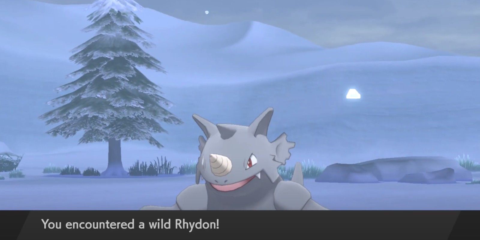 A wild Rhydon at Route 10 in Pokemon Sword &amp; Shield