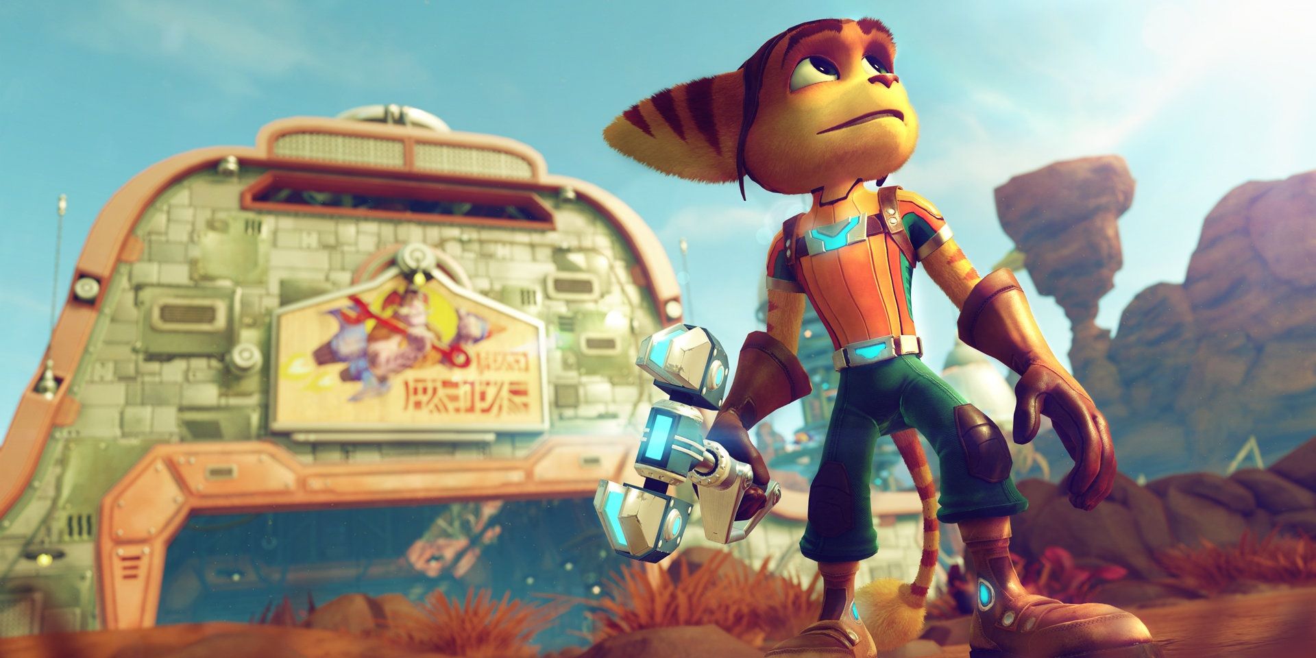 Ratchet & Clank screenshot from the 2016 remake of the title for PlayStation 4.