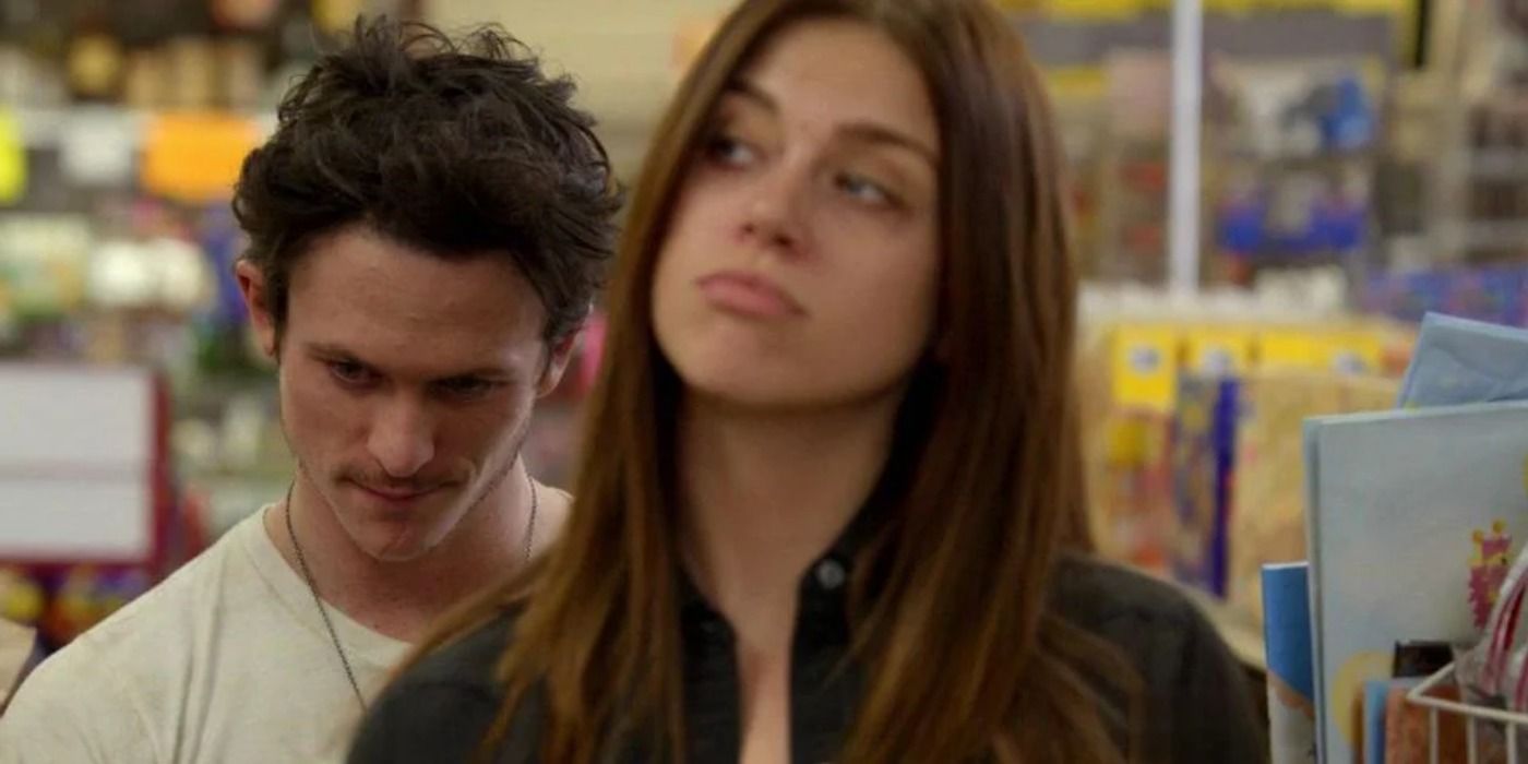Ray and Sydney in a store in Criminal Minds.