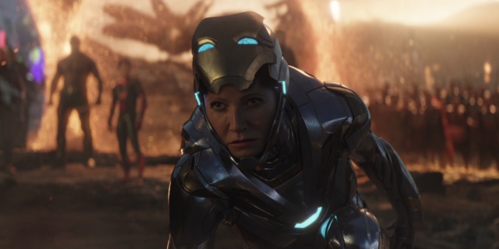 Pepper Potts in Rescue armor Avengers: Endgame