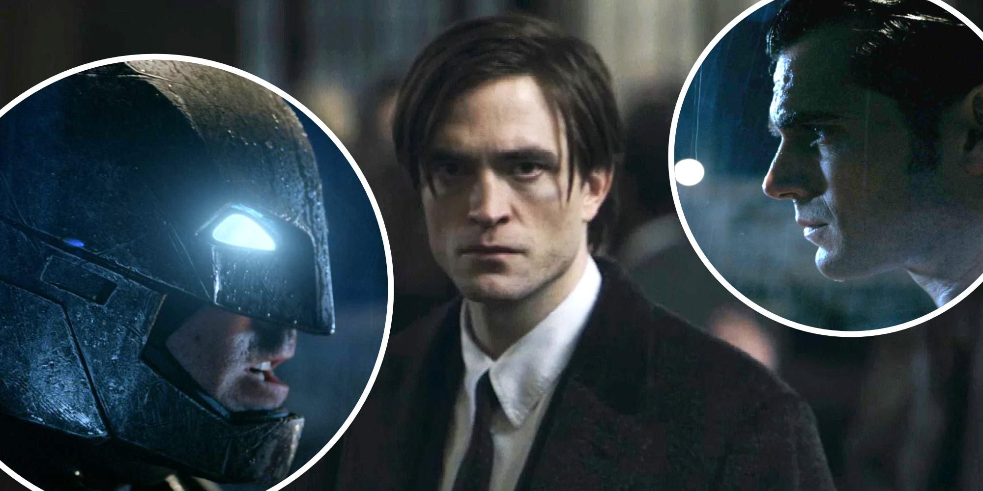 Robert Pattinson Batman with Snyder Batman and Superman