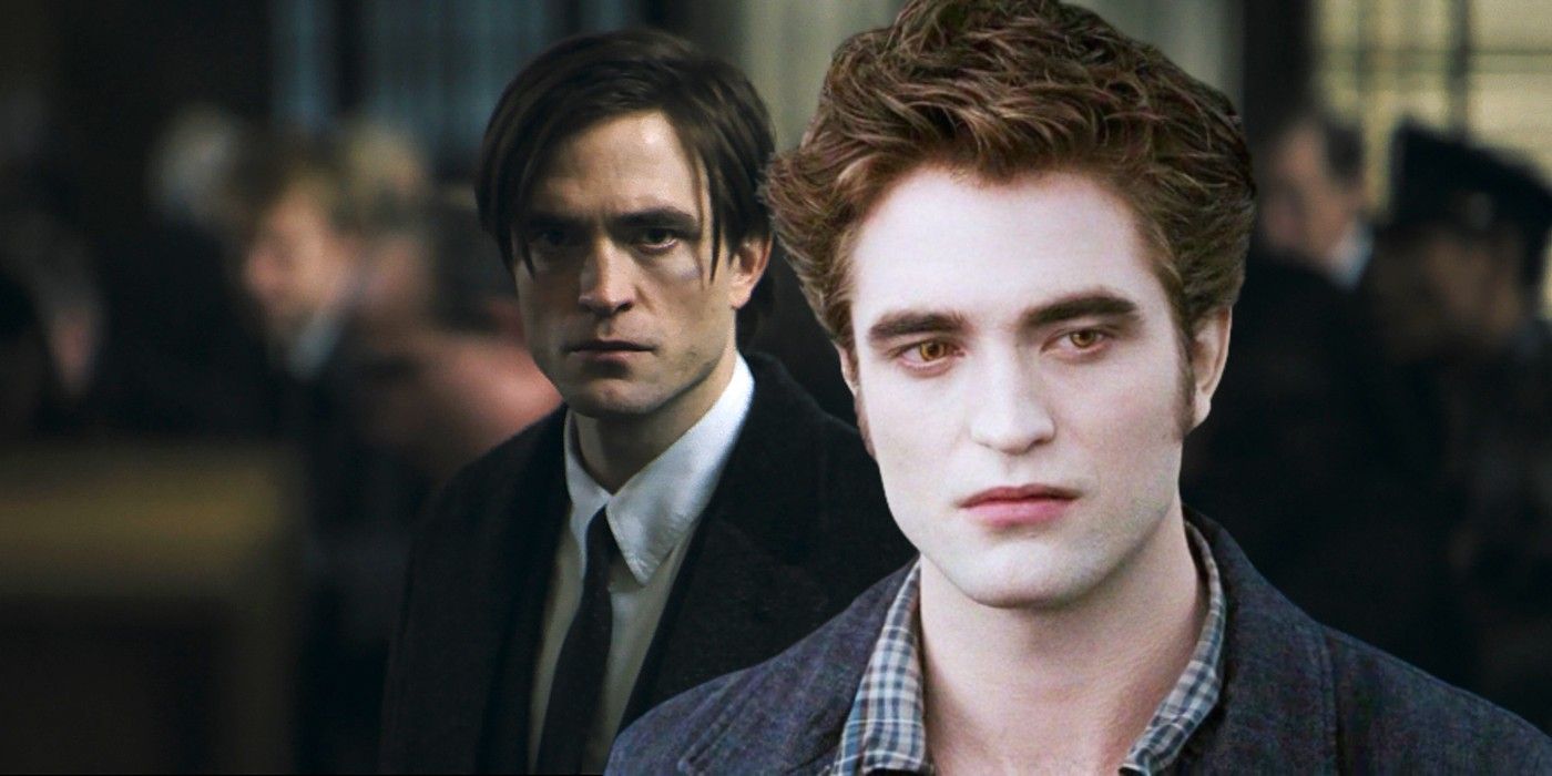 Robert Pattinson in The Batman and Twilight