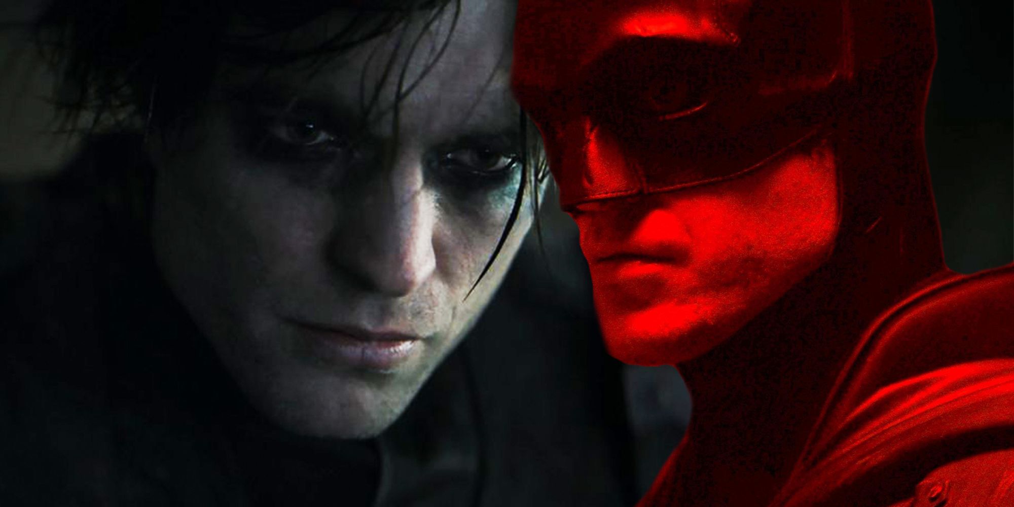 Robert Pattinson in The Batman as both Batman and Bruce Wayne