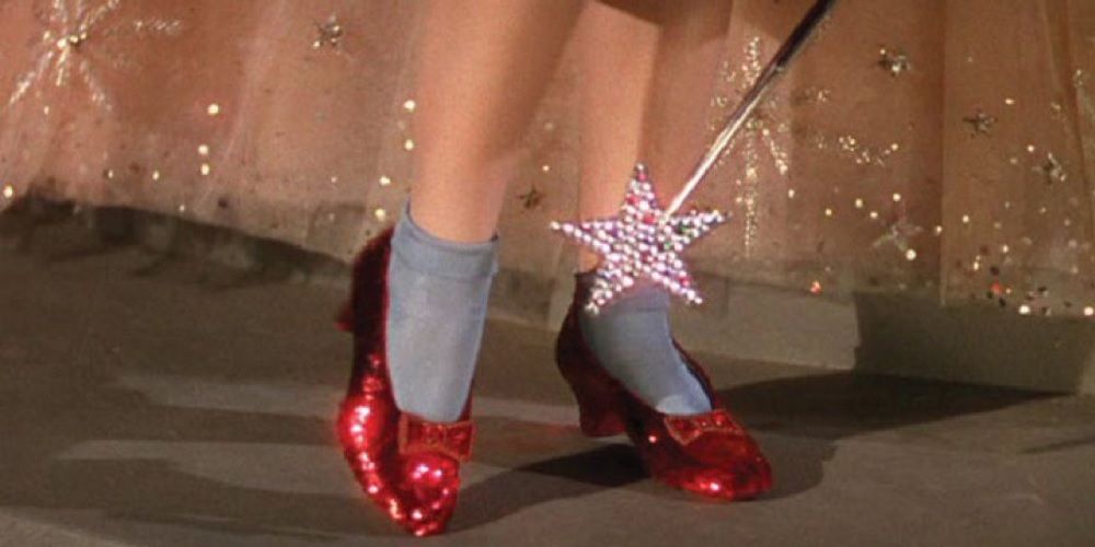 Ruby slippers from the Wizard Of Oz