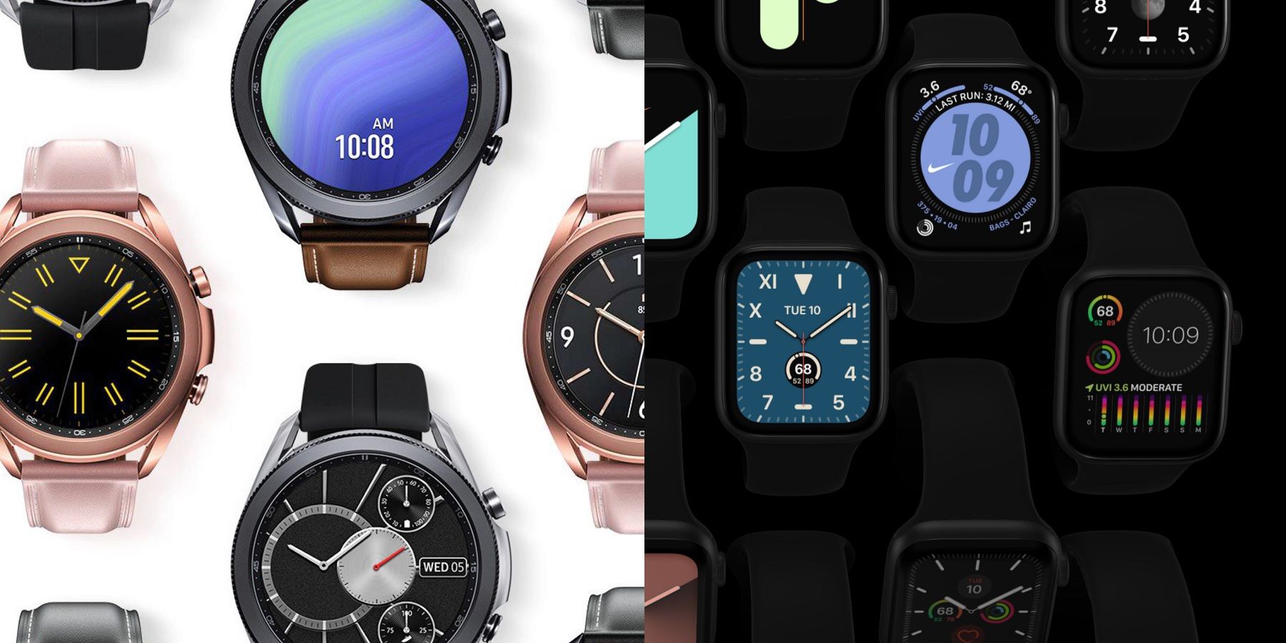 Galaxy Watch 3 Apple watch 5