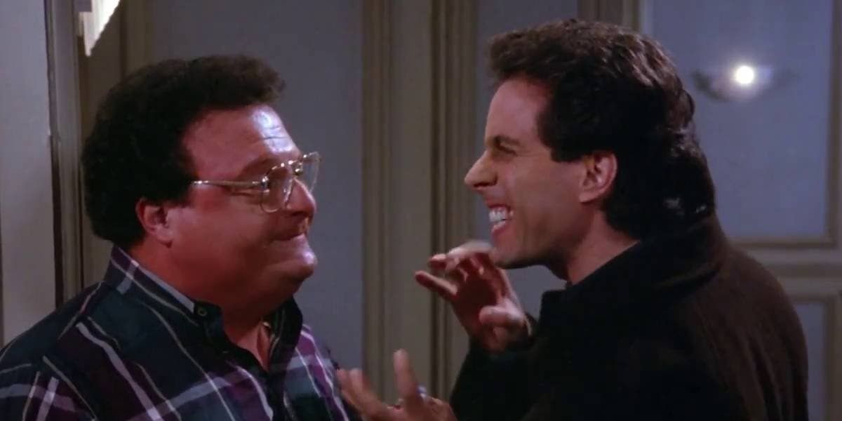 Jerry and Newman on Seinfeld