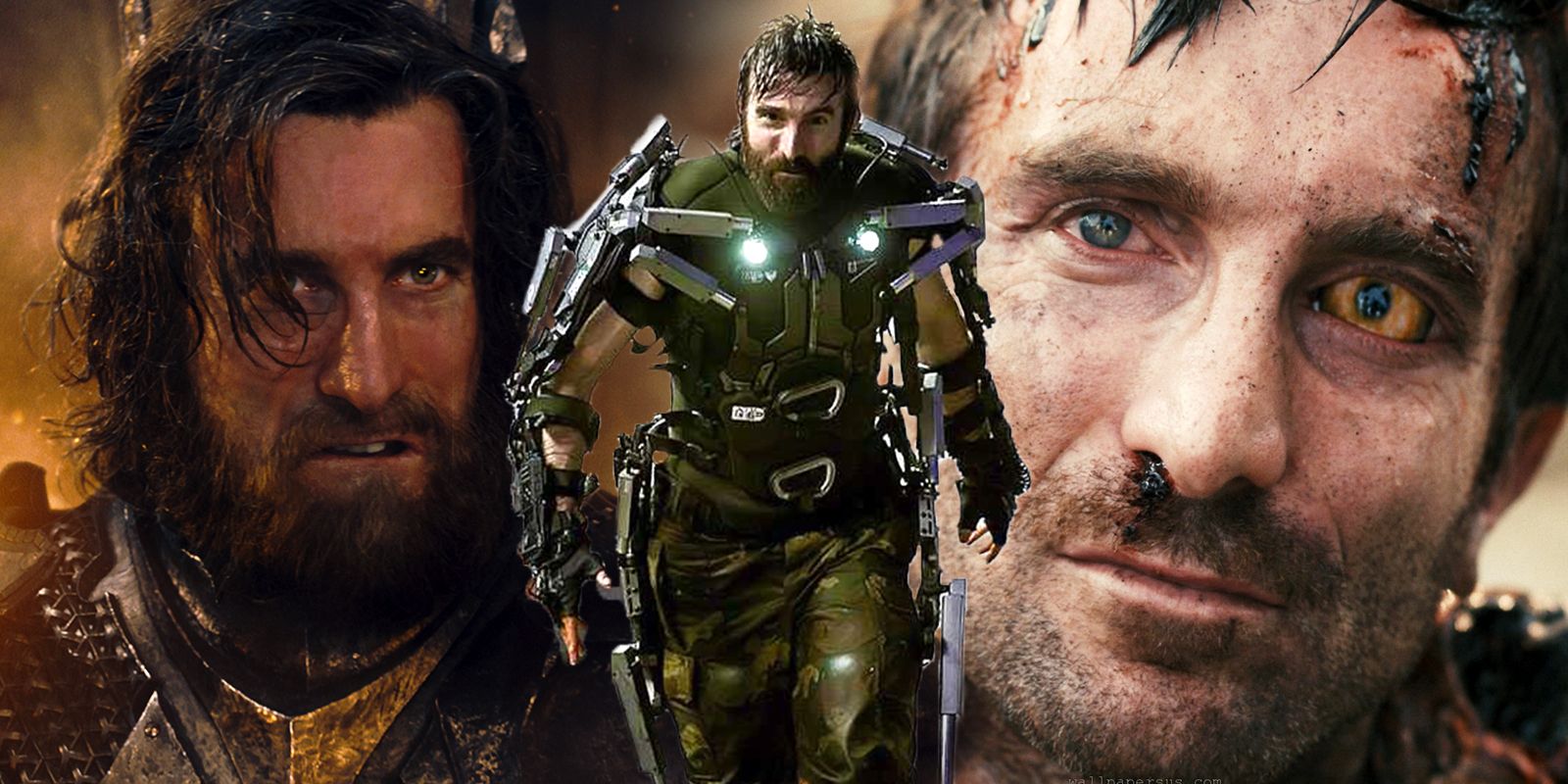 Sharlto Copley in Maleficent, Elysium, and District 9
