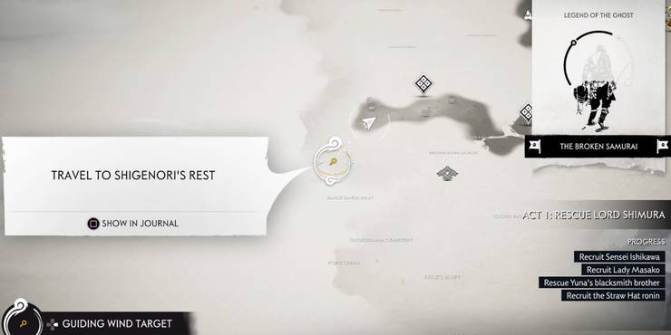 Ghost Of Tsushima How To Find The White Leafed Tree Location