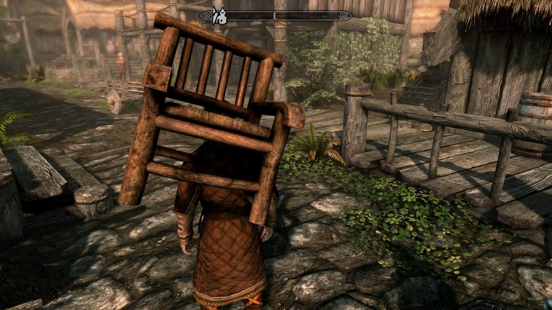 Skyrim Mod Turns Furniture Into Deadly Two-Handed Weapon