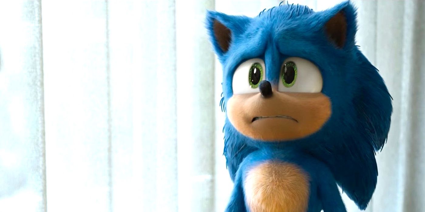 Sonic the Hedgehog sad