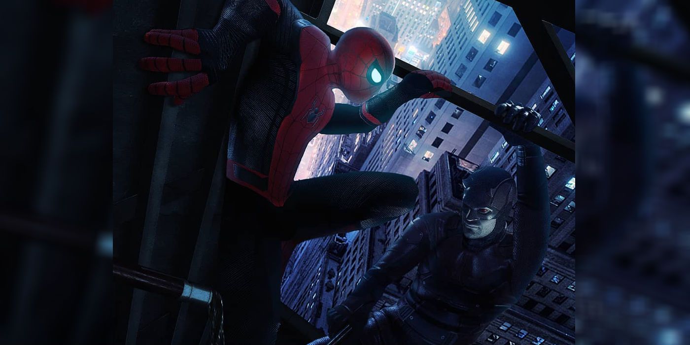 Spider-Man 3 with Daredevil Fan-Poster