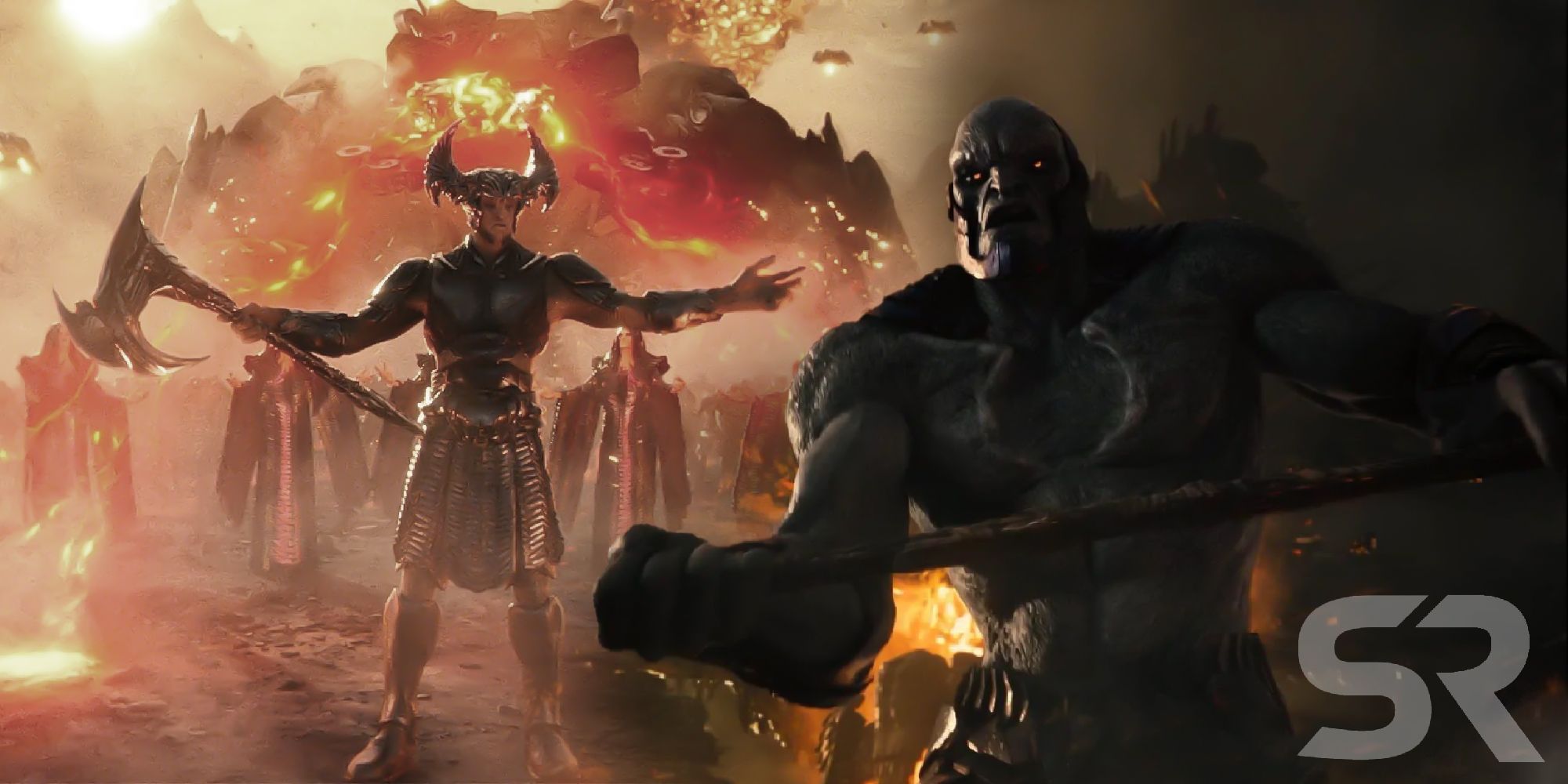 Steppenwolf and Darkseid in Justice League Snyder Cut