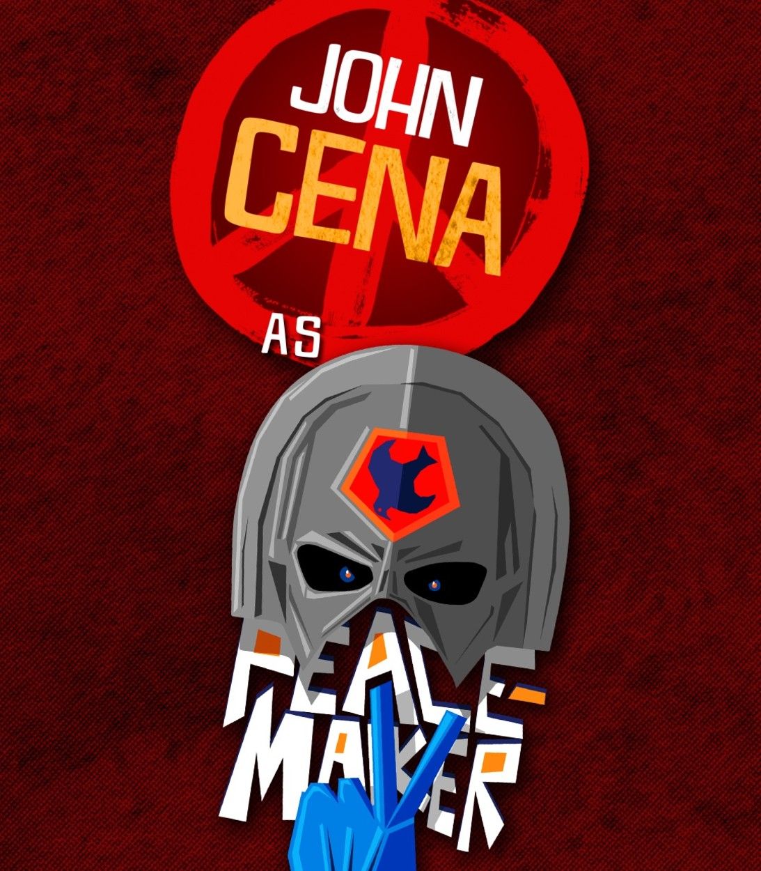 John Cena as Peacemaker in Suicide Squad