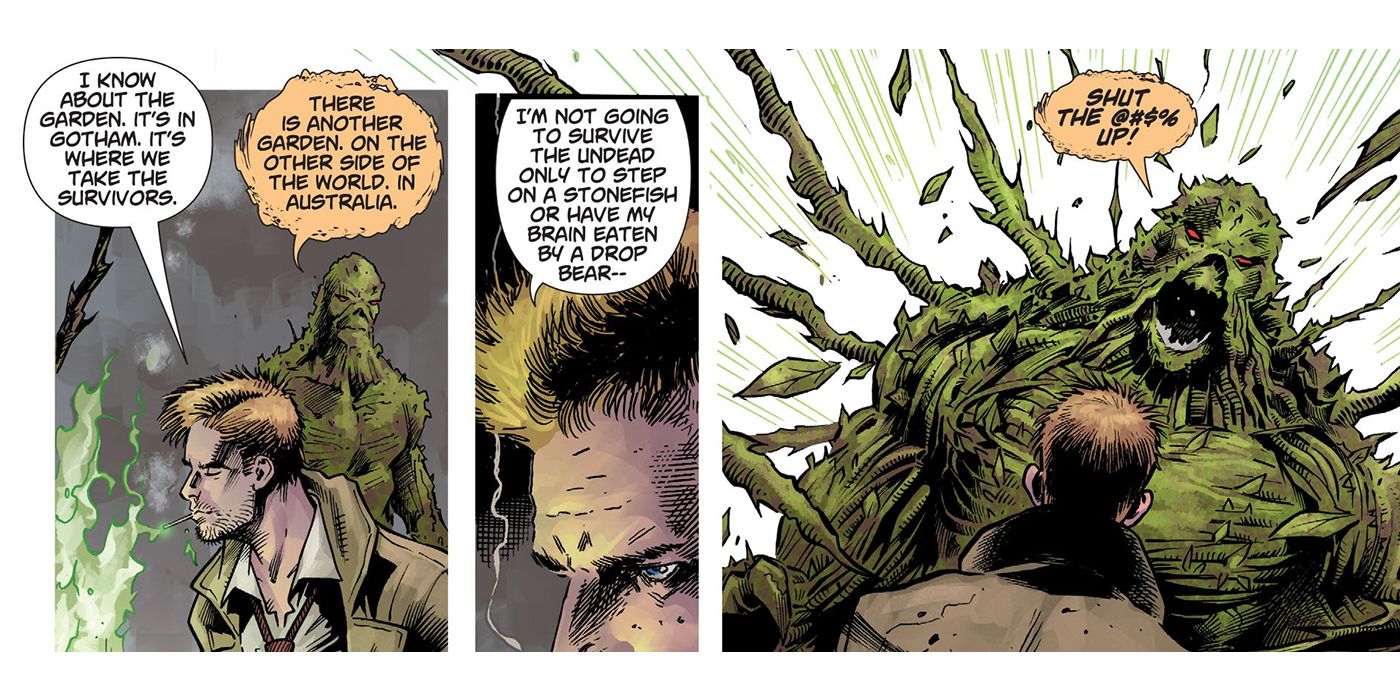 Swamp Thing Just Shocked Constantine By Acting Like Him