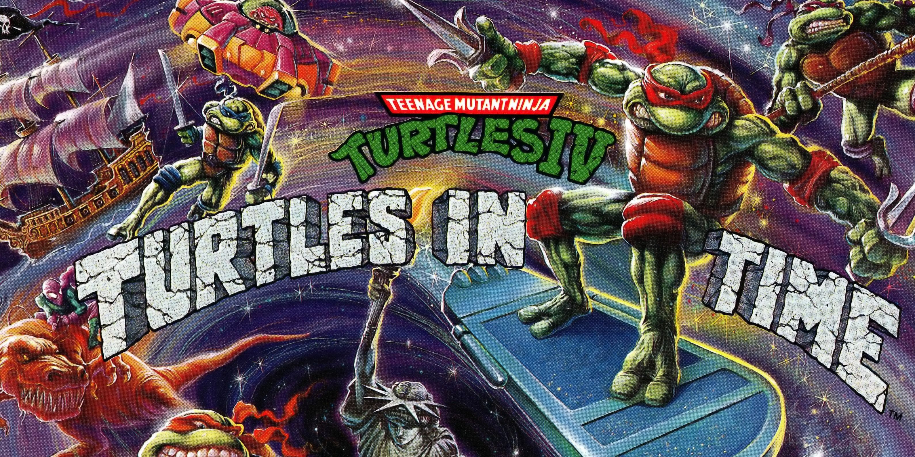 TMNT Turtles in Time Coverart