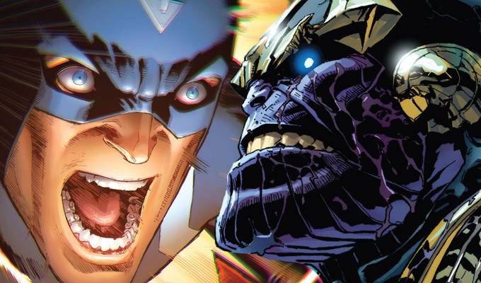“Titanic Showdown: Can Thanos Withstand Black Bolt’S Deafening Roar?”