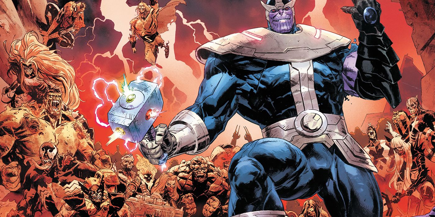 Thanos Thor Black Winter Vision