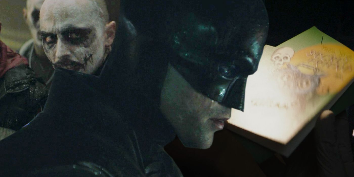The Batman Trailer Robert Pattinson Riddler Card Gang