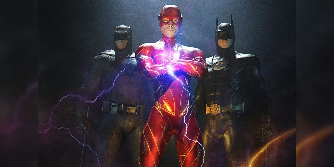 Flash, Batfleck & Keaton'S Batman Unite In Super Realistic Dc Fan Art