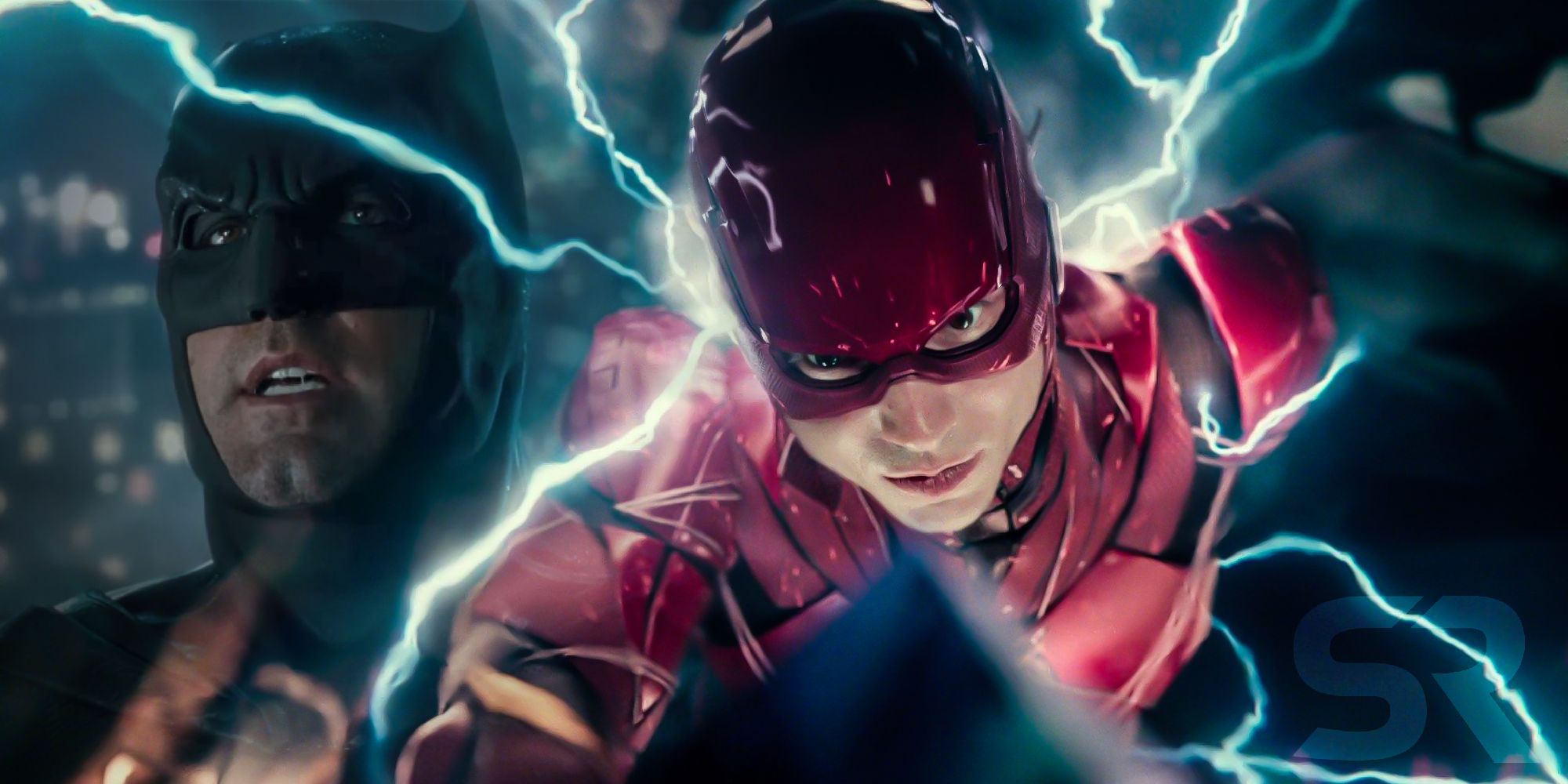 Ezra Miller as the flash in Justice League