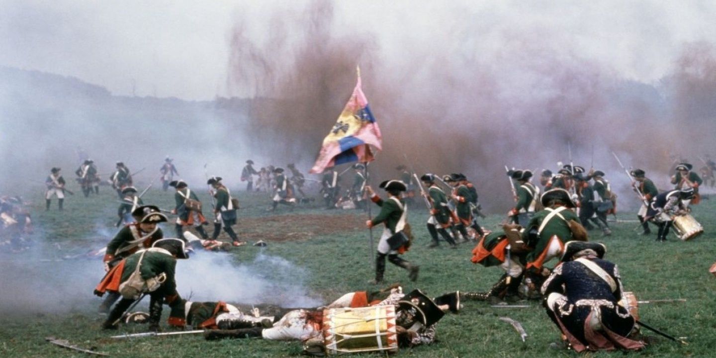 Adegan pertempuran dari La Révolution française.
