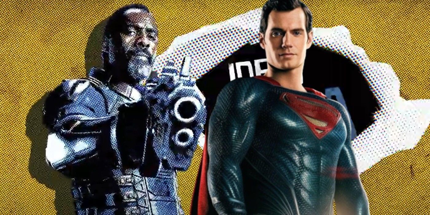 The Suicide Squad Idris Elba Bloodsport shot Superman