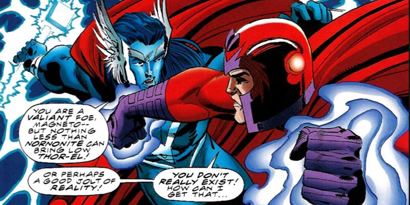 Thor-El fighting Magneto 