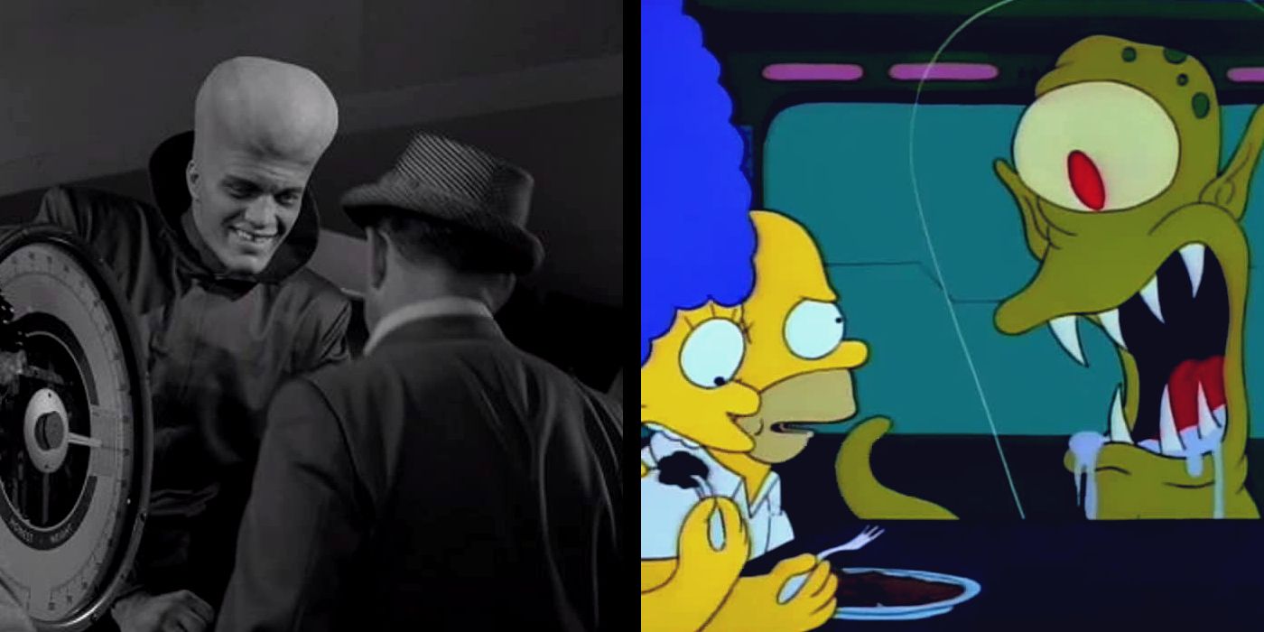 To Serve Man/Hungry Are The Damned - Simpsons, Twilight Zone