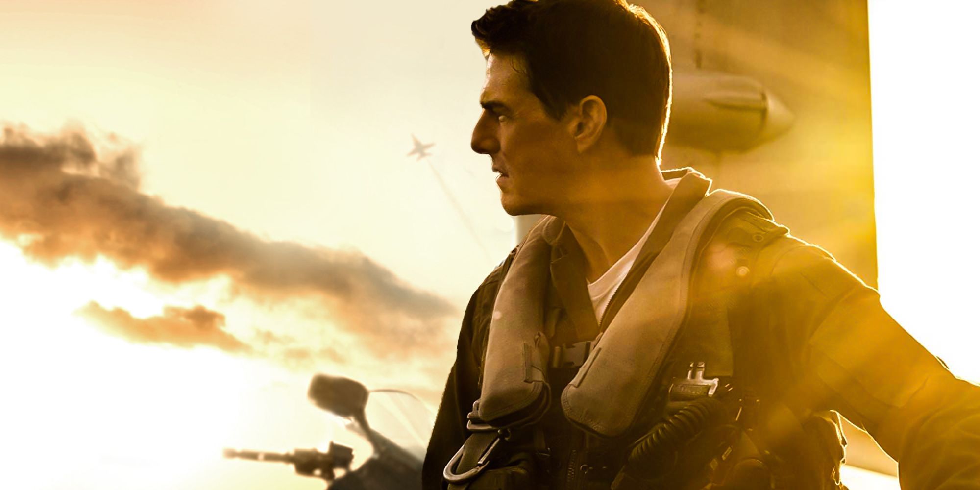 Tom Cruise as Maverick in Top Gun: Maverick