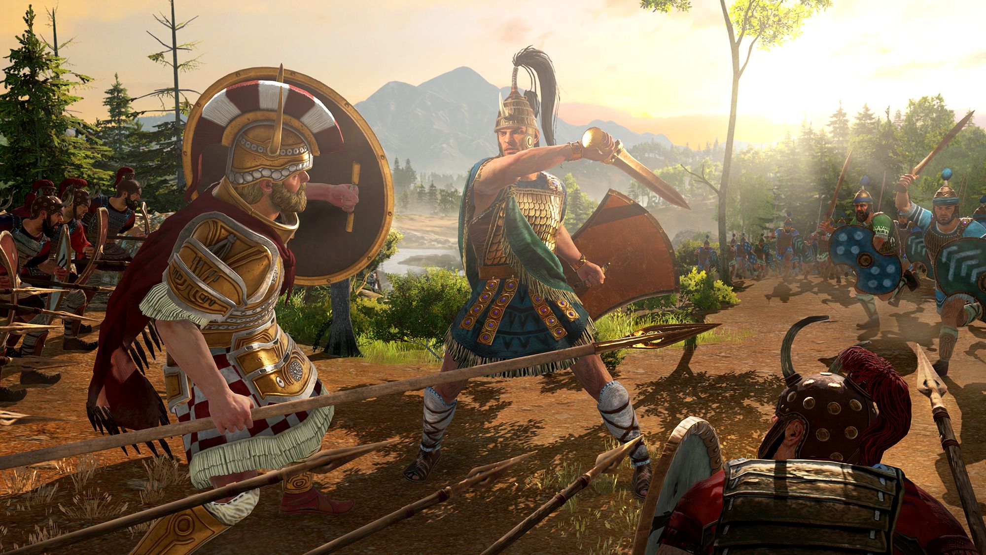 Total War Saga Troy Battle Close Up