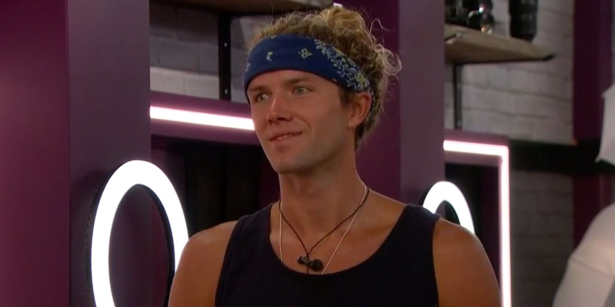 Tyler Crispen on Big Brother 22 in the photo room