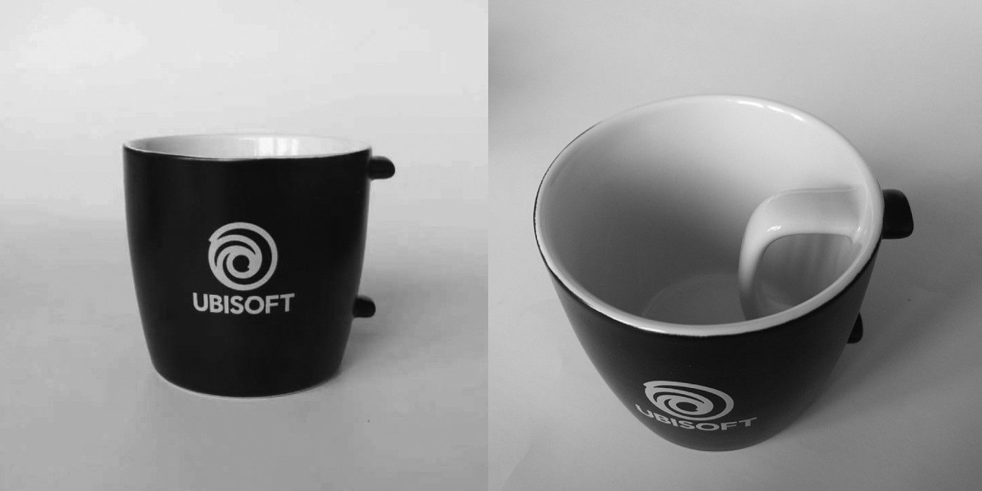 Ubisoft China apologizes for releasing coffee cup with handle on the inside