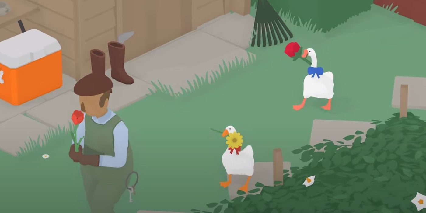 Gameplay of Untitled Goose Game Two Player