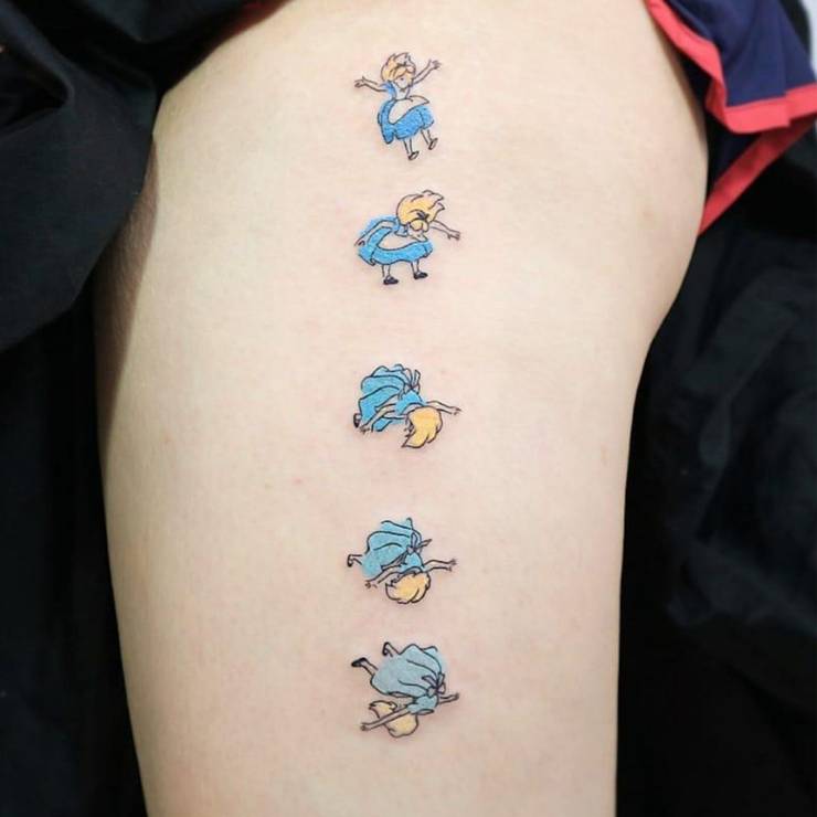 10 Tattoos For Fans Of Alice In Wonderland Screenrant 10 Tattoos For Fans Of Alice In Wonderland Screenrant