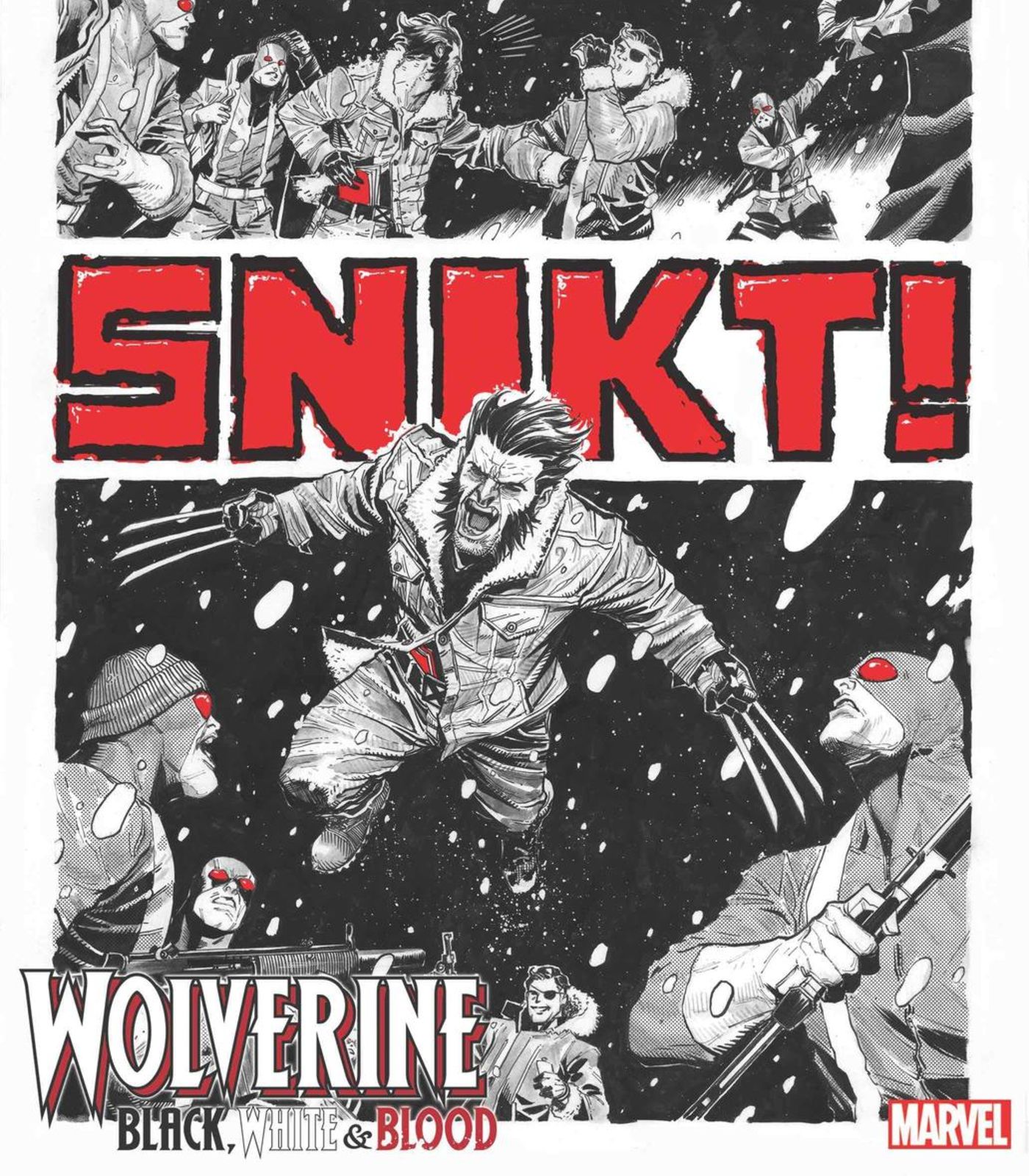 Wolverine Black White and Blood art vertical