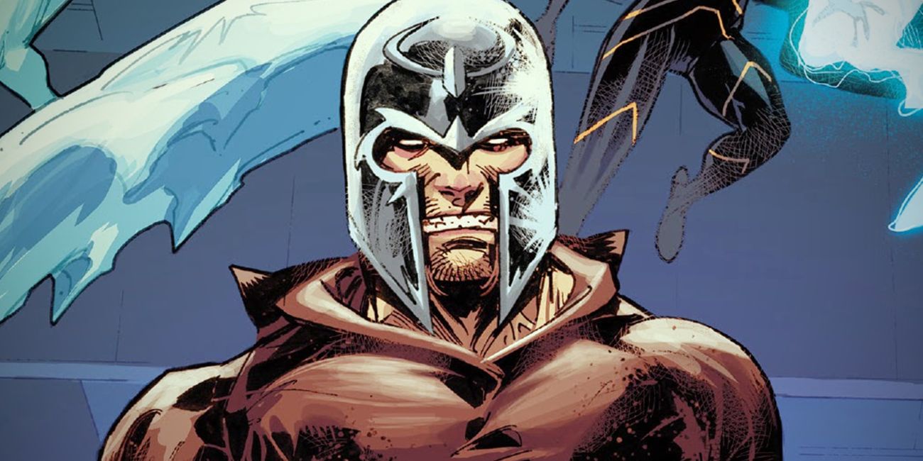 Wolverine Wearing Magneto's Helmet