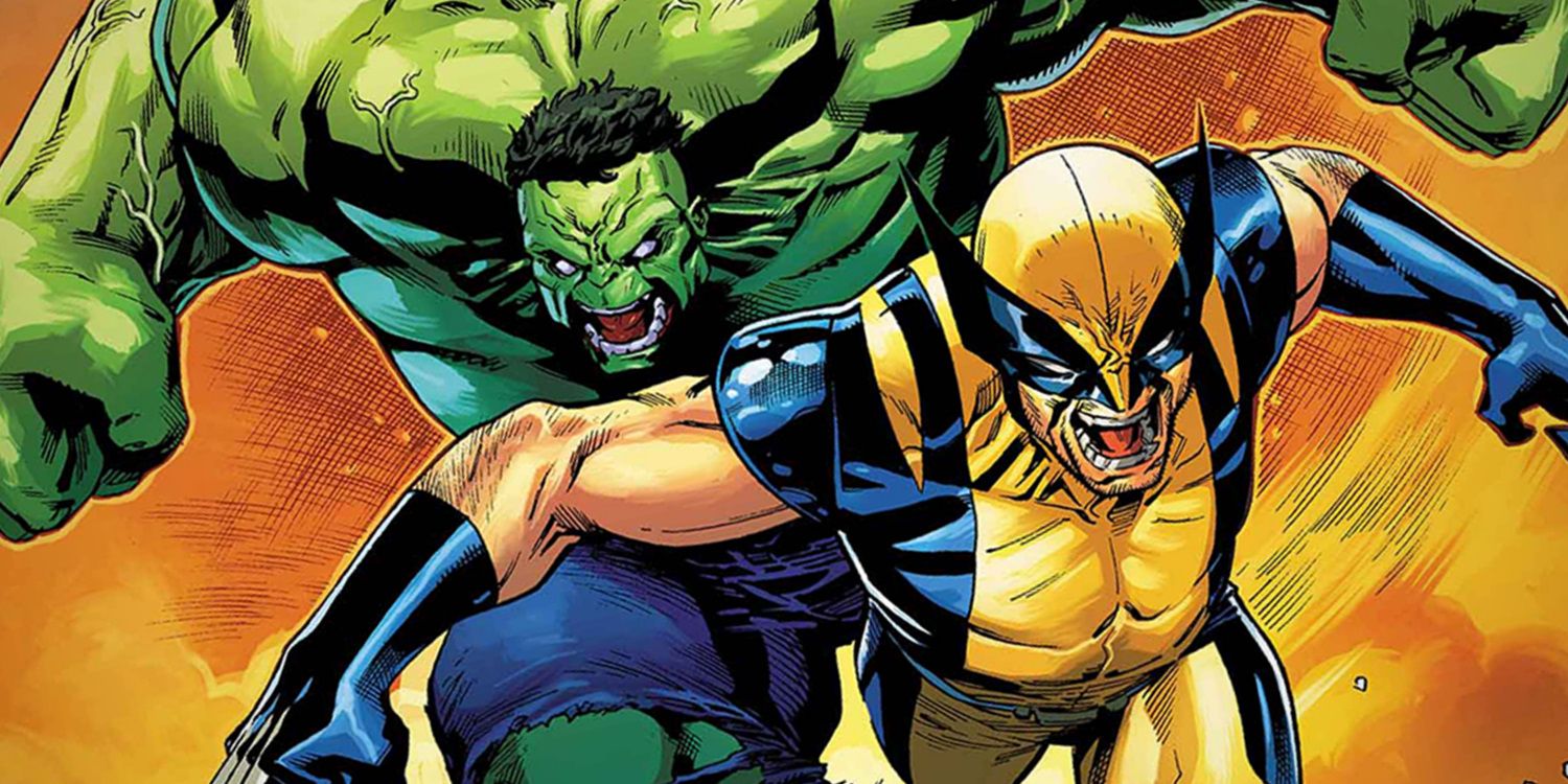 Wolverine and Hulk in Marvel Comic
