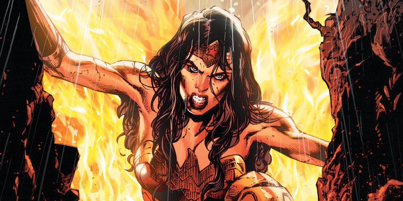 Wonder woman vandalized comic