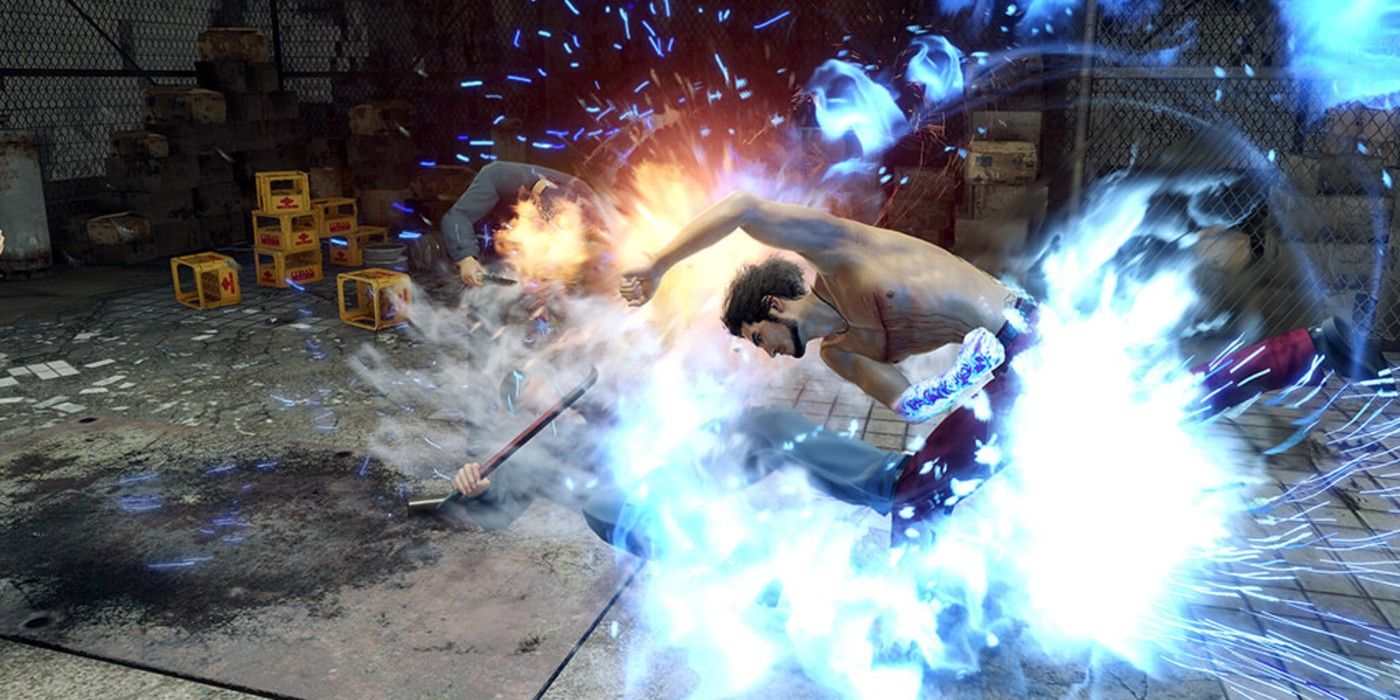 Combat screenshot from Yakuza Like A Dragon