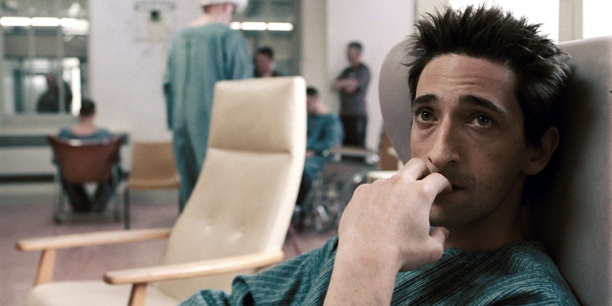 aDRIEN brody in the hospital in The Jacket (2005)