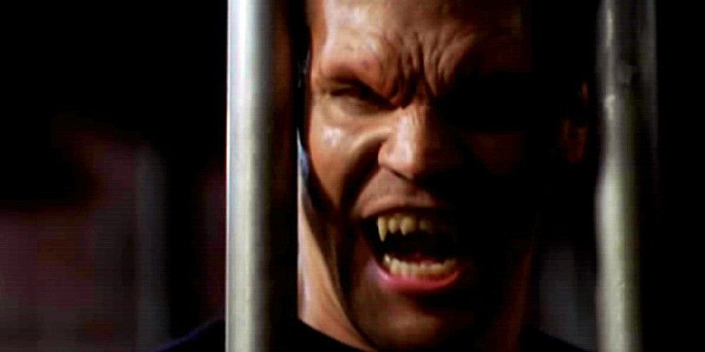 Angel turns into a vampire in Buffy The Vampire Slayer.