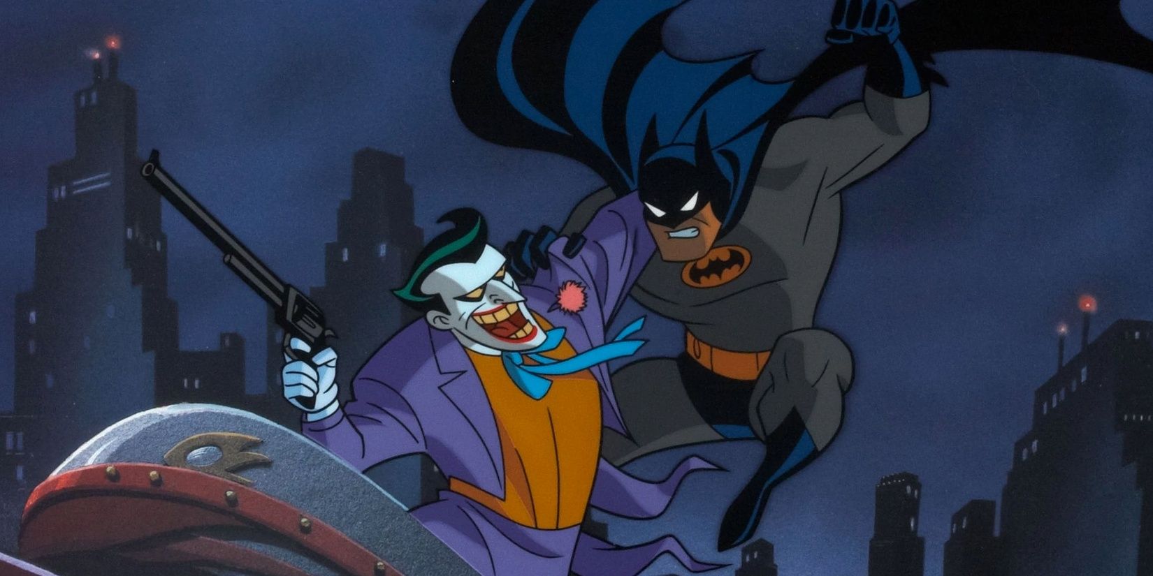 Batman and Joker in Batman: Mask of the Phantasm