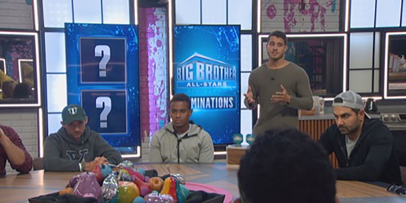 Cody delivering nominations on Big Brother 22